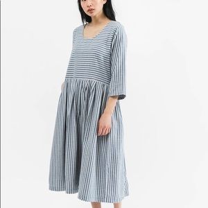 ace & jig sage dress in starboard